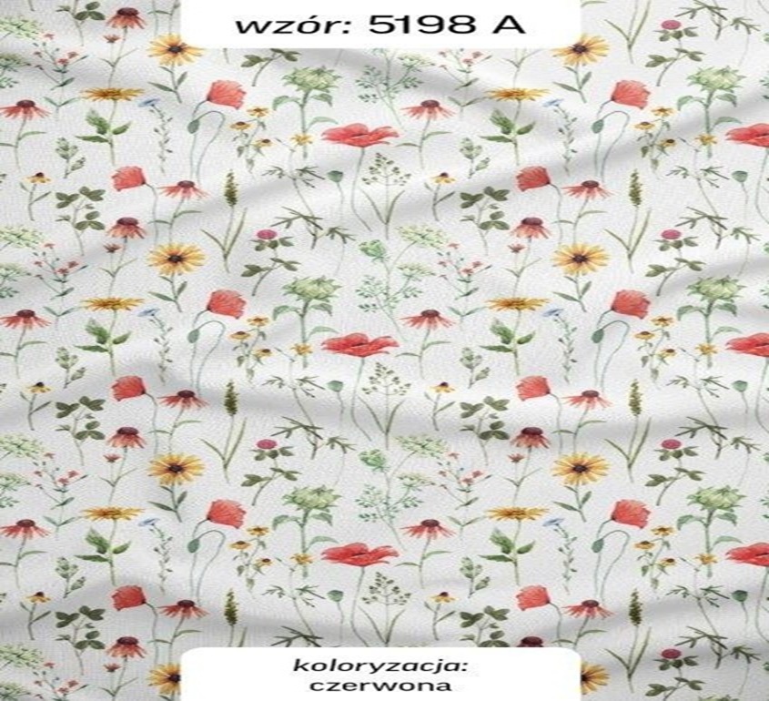 Pościel bawełniana KWIATY 5198 - MAZGO Design zdjęcie 2