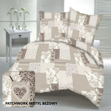Pościel KORA Patchwork Motyl
