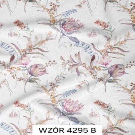 Pościel bawełniana 160/200 EGZOTYCZNE KWIATY 4295 B