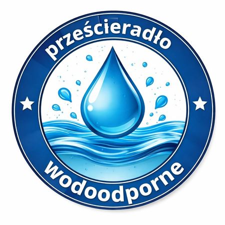 Prześcieradło jersey WODOODPORNE z gumką - 90/200/25