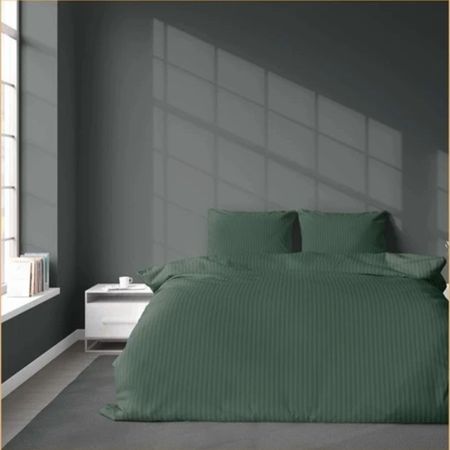 Pościel ADAMASZEK 140/200 + 1x50/60 Oliwkowy