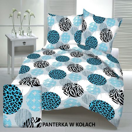 Pościel KORA - PANTERKA W KOŁACH