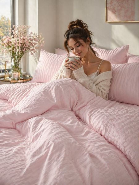 Pościel ADAMASZEK Pudrowy Róż