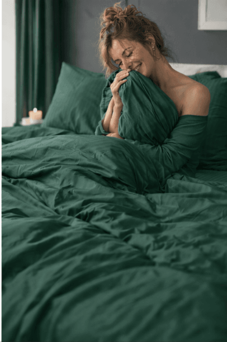 Pościel ADAMASZEK Ciemny Zielony